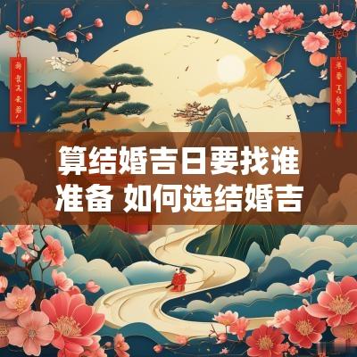 算结婚吉日要找谁准备 如何选结婚吉日