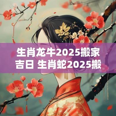 生肖龙牛2025搬家吉日 生肖蛇2025搬家入宅吉日