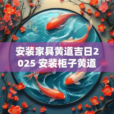 安装家具黄道吉日2025 安装柜子黄道吉日