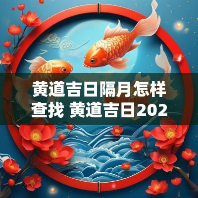 黄道吉日隔月怎样查找 黄道吉日2025查询