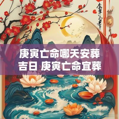 庚寅亡命哪天安葬吉日 庚寅亡命宜葬什么山向最好