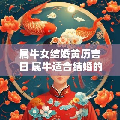 属牛女结婚黄历吉日 属牛适合结婚的吉日