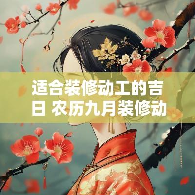 适合装修动工的吉日 农历九月装修动工吉日