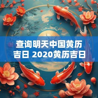 查询明天中国黄历吉日 2025黄历吉日查询