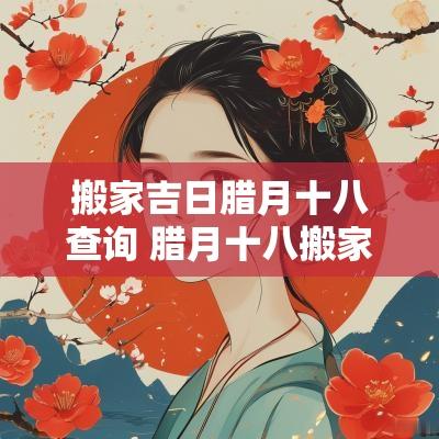 搬家吉日腊月十八查询 腊月十八搬家吉日吉时