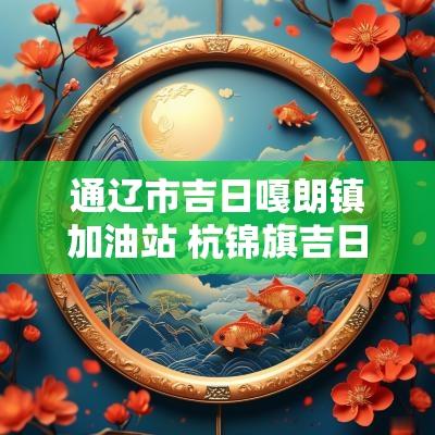 通辽市吉日嘎朗镇加油站 杭锦旗吉日格朗图镇加油站