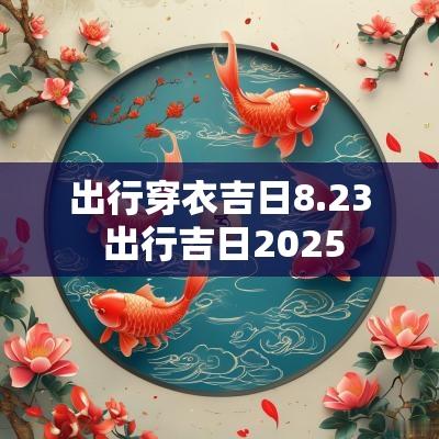 出行穿衣吉日8.23 出行吉日2025