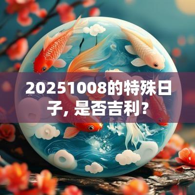 20251008的特殊日子, 是否吉利？