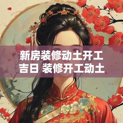 新房装修动土开工吉日 装修开工动土吉日一览表最新