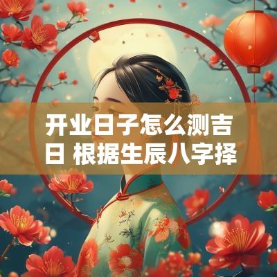 开业日子怎么测吉日 根据生辰八字择开业吉日