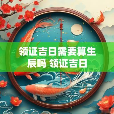 领证吉日需要算生辰吗 领证吉日