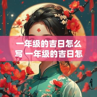 一年级的吉日怎么写 一年级的吉日怎么写好看