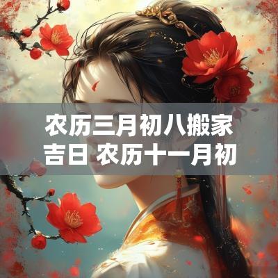 农历三月初八搬家吉日 农历十一月初八是否搬家吉日