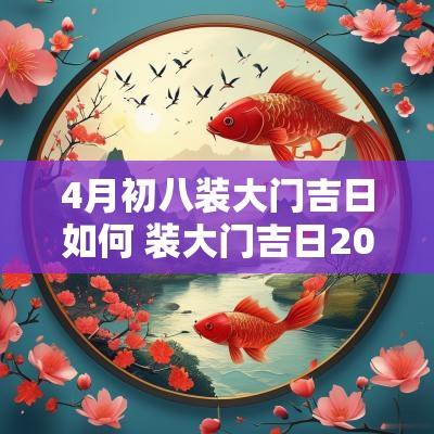 4月初八装大门吉日如何 装大门吉日2018农历