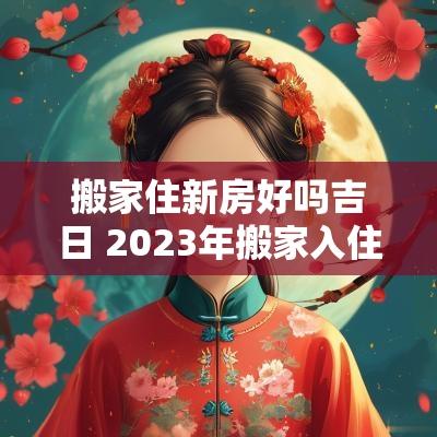 搬家住新房好吗吉日 2025年搬家入住新房的吉日吉时