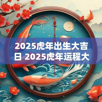 2025蛇年出生大吉日 2025蛇年运程大全