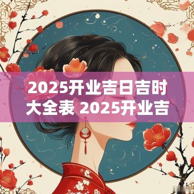 2025开业吉日吉时大全表 2025开业吉日吉时6月