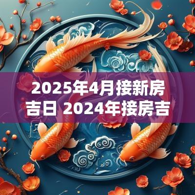 2025年4月接新房吉日 2025年接房吉日一览表