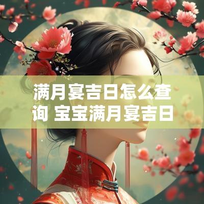 满月宴吉日怎么查询 宝宝满月宴吉日查询