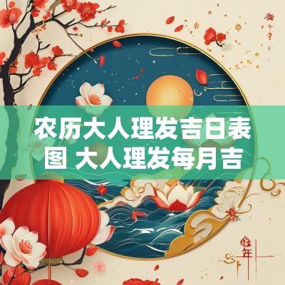 农历大人理发吉日表图 大人理发每月吉日有几日