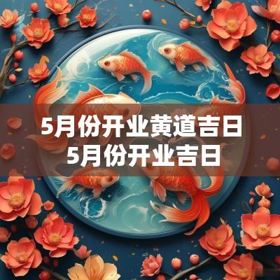 5月份开业黄道吉日 5月份开业吉日