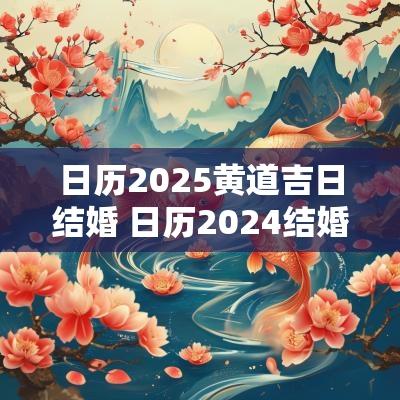 日历2025黄道吉日结婚 日历2025结婚吉日