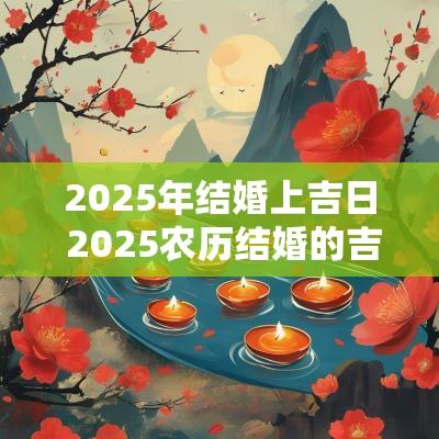 2025年结婚上吉日 2025农历结婚的吉日