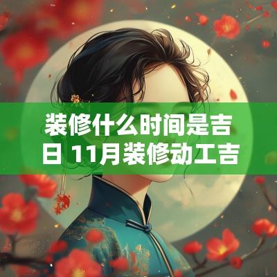 装修什么时间是吉日 11月装修动工吉日