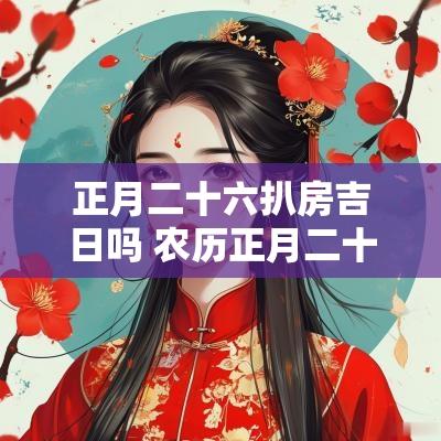 正月二十六扒房吉日吗 农历正月二十八扒房的吉日怎样选