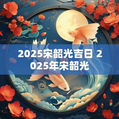 2025宋韶光吉日 2025年宋韶光