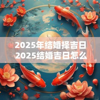 2025年结婚择吉日 2025结婚吉日怎么选