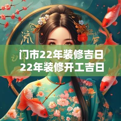 门市22年装修吉日 22年装修开工吉日吉时