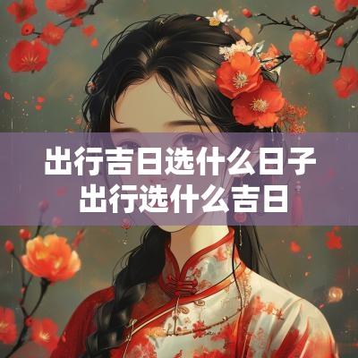 出行吉日选什么日子 出行选什么吉日