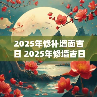 2025年修补墙面吉日 2025年修墙吉日