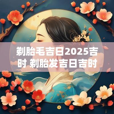 剃胎毛吉日2025吉时 剃胎发吉日吉时