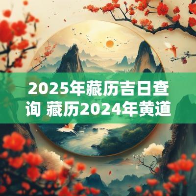 2025年藏历吉日查询 藏历2025年黄道吉日查询