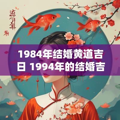 1984年结婚黄道吉日 1994年的结婚吉日查询