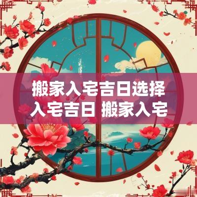 搬家入宅吉日选择入宅吉日 搬家入宅吉日2025年6月