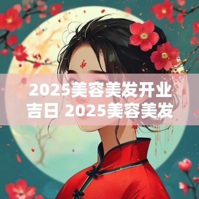 2025美容美发开业吉日 2025美容美发吉日