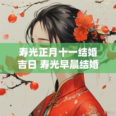 寿光正月十一结婚吉日 寿光早晨结婚风俗