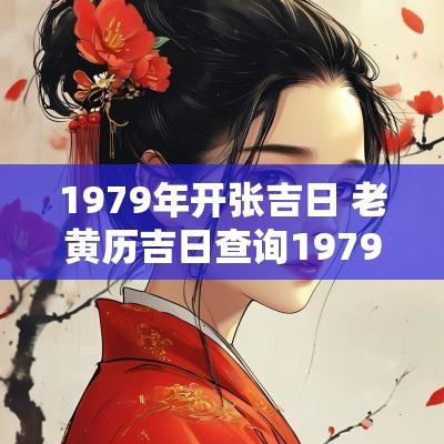 1979年开张吉日 老黄历吉日查询1979年