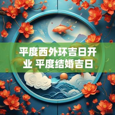 平度西外环吉日开业 平度结婚吉日