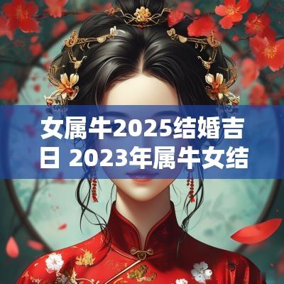 女属牛2025结婚吉日 2025年属牛女结婚黄道吉日
