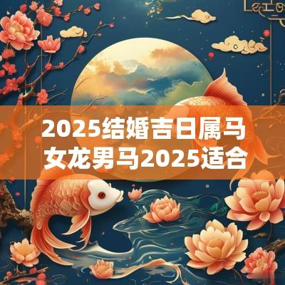 2025结婚吉日属马 女龙男马2025适合领证的日子