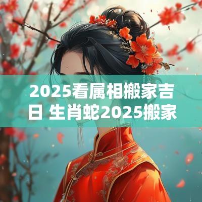 2025看属相搬家吉日 生肖蛇2025搬家入宅吉日