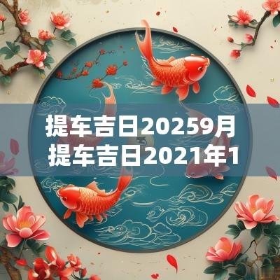 提车吉日20259月 提车吉日2025年10月9号