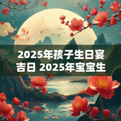 2025年孩子生日宴吉日 2025年宝宝生日宴吉日