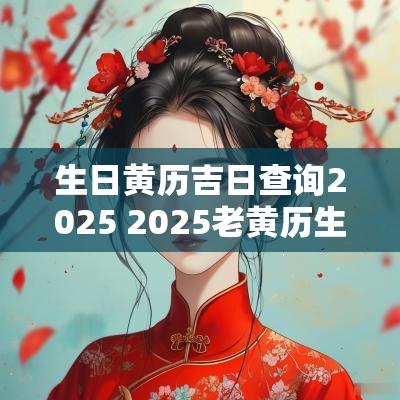 生日黄历吉日查询2025 2025老黄历生日吉日