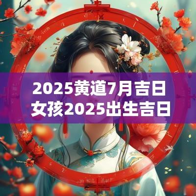 2025黄道7月吉日 女孩2025出生吉日