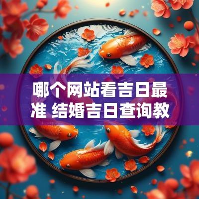 哪个网站看吉日最准 结婚吉日查询教程网站